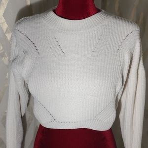 H&M, Woman Sweater of cold,  Size 12/14, cream. H&M